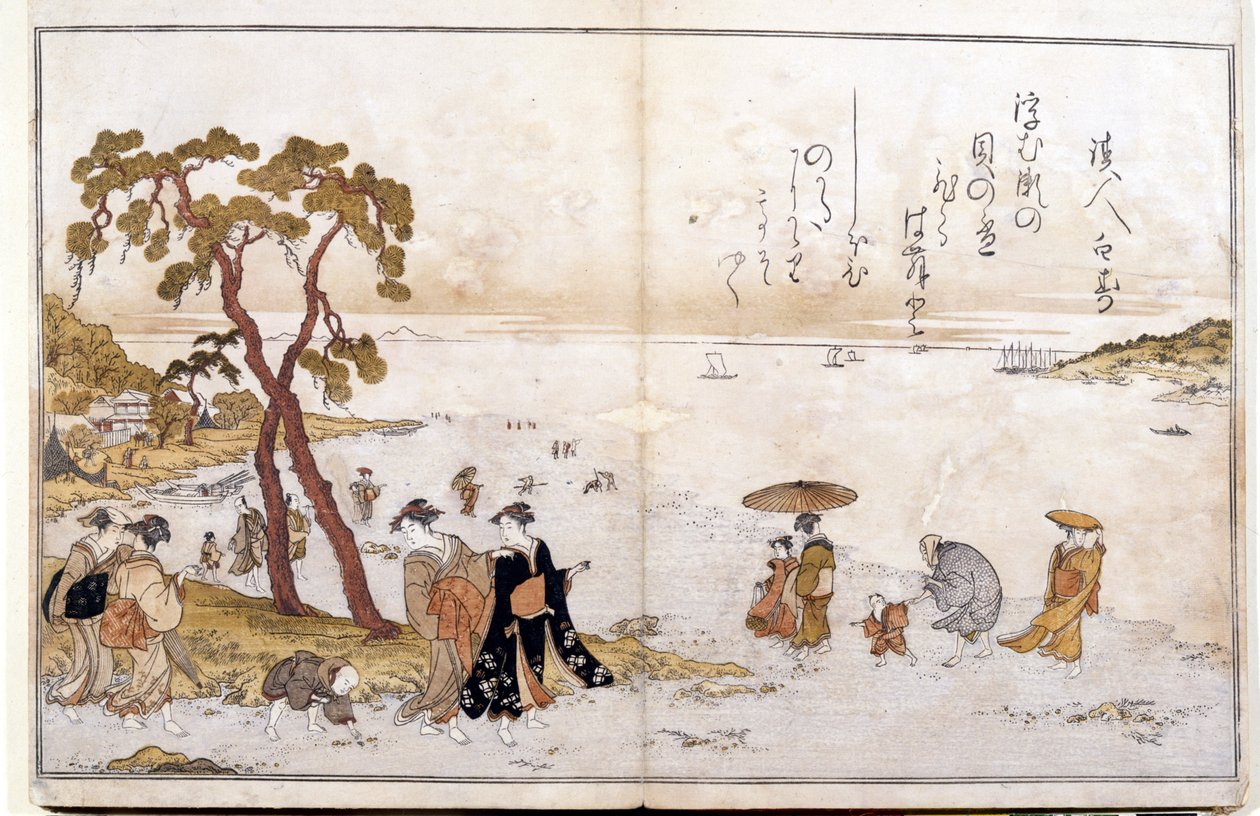 Donasjoner fra lavvannet av Kitagawa Utamaro