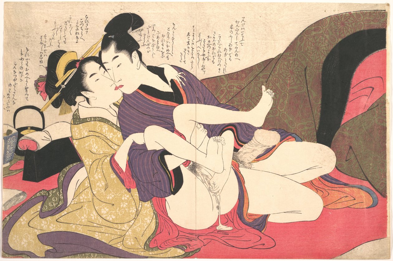Erotiske trykk av Kitagawa Utamaro