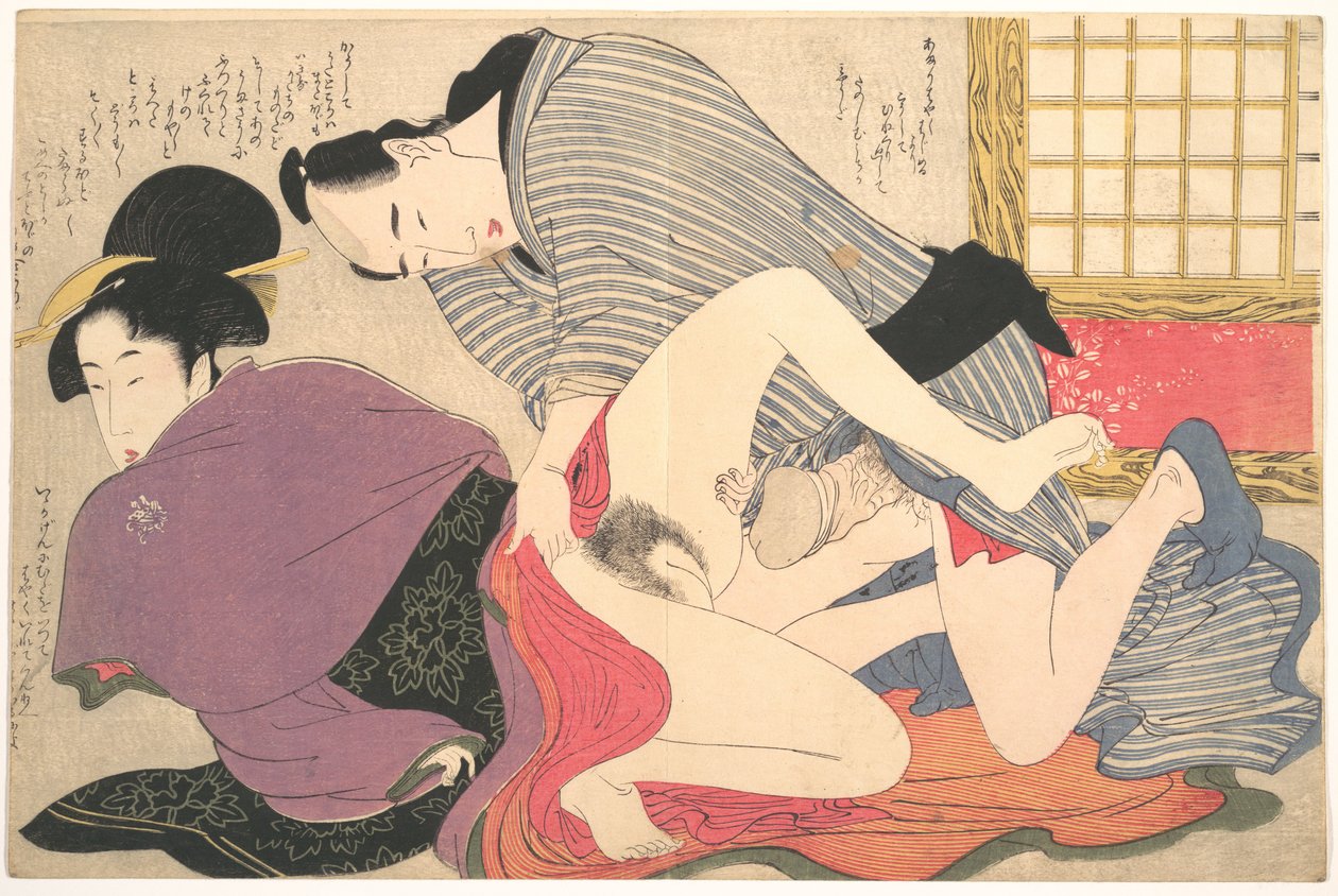Erotiske trykk av Kitagawa Utamaro