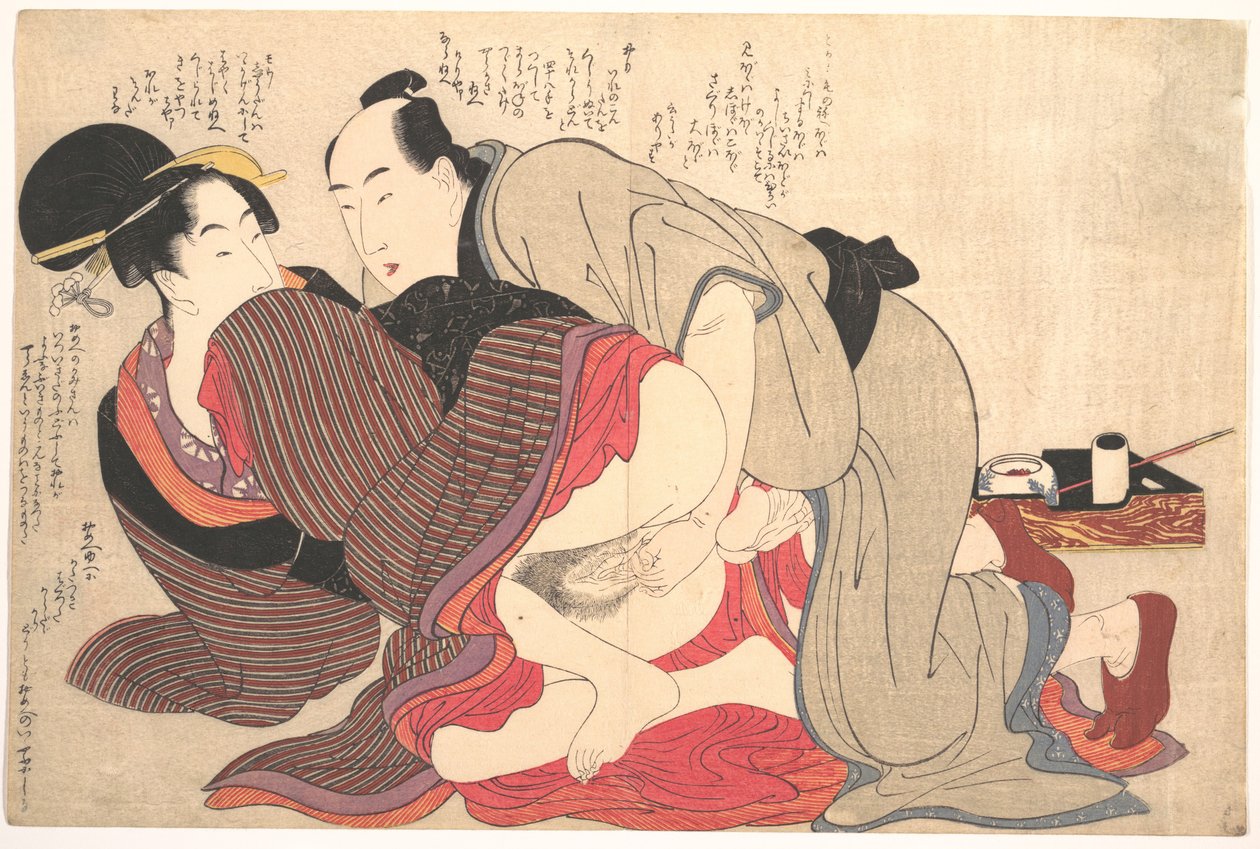 Erotiske trykk av Kitagawa Utamaro