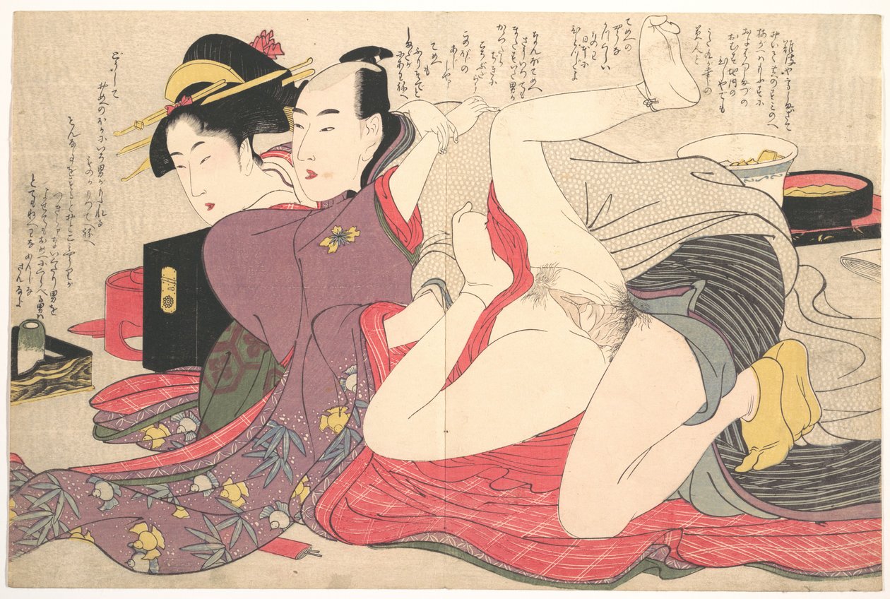 Erotiske trykk av Kitagawa Utamaro
