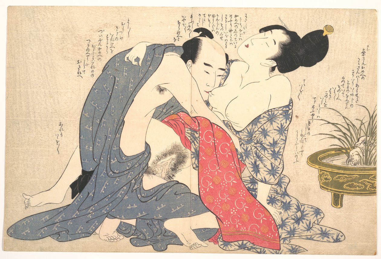 Erotiske trykk av Kitagawa Utamaro