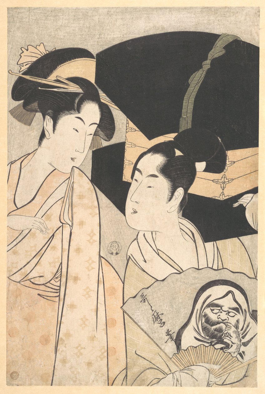 Vifteselger av Kitagawa Utamaro