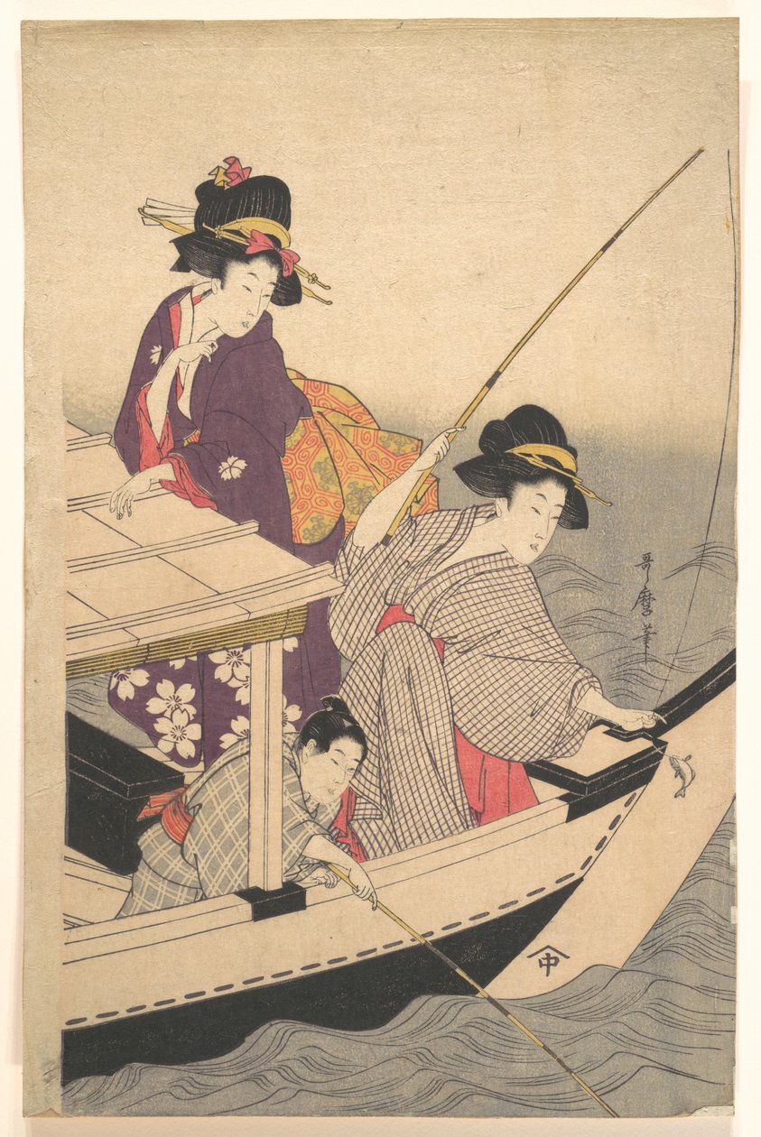 Fiske av Kitagawa Utamaro