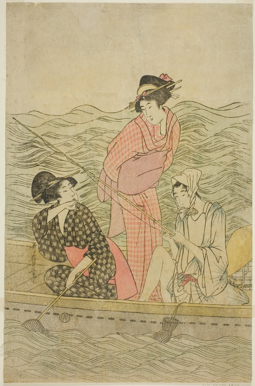 Fiskeutflukt av Kitagawa Utamaro