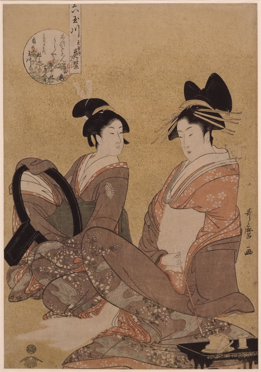 Hanamurasaki av te Tamaya, 1793 av Kitagawa Utamaro