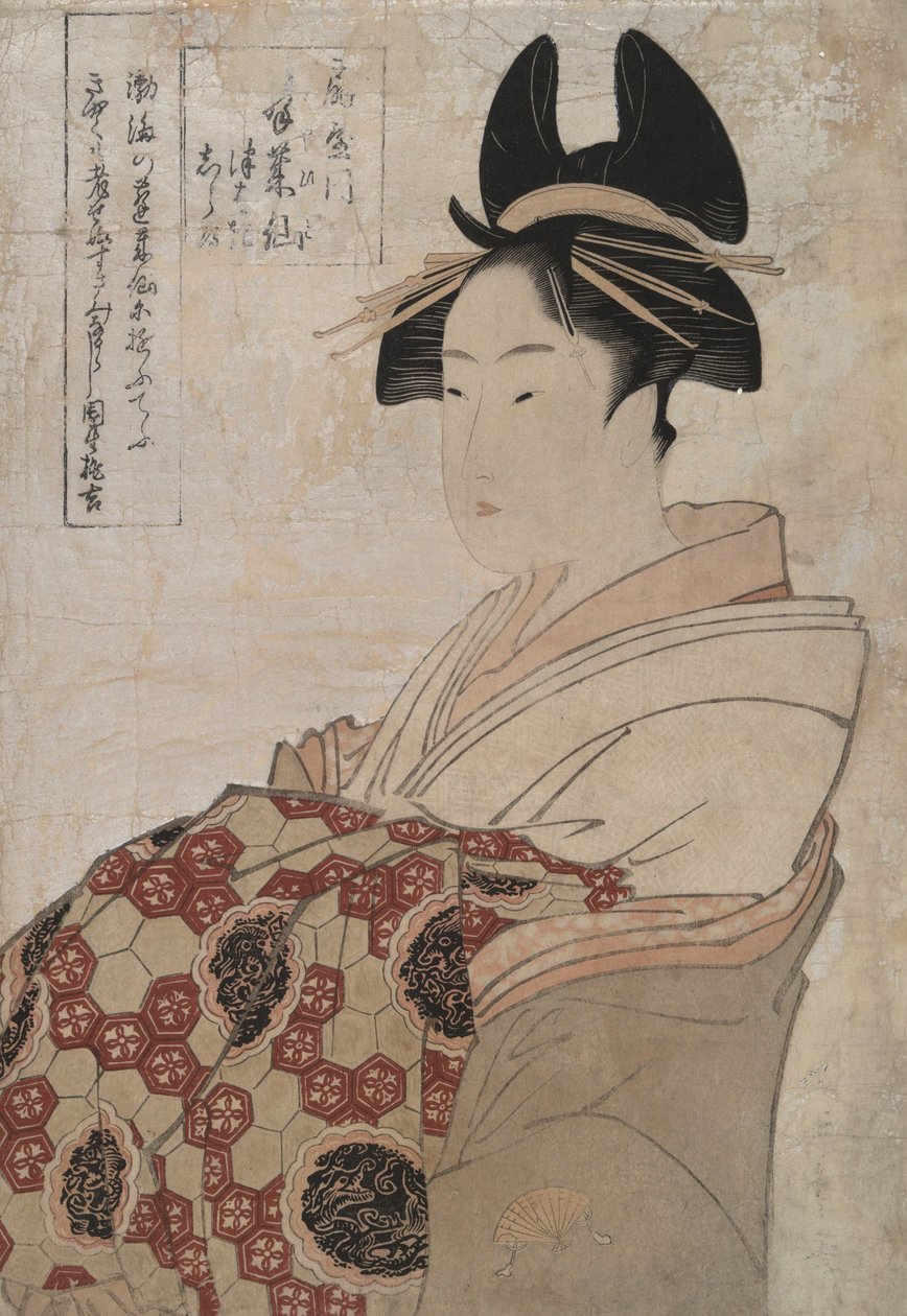 Miyahito fra tehuset Ōgi-ya av Kitagawa Utamaro