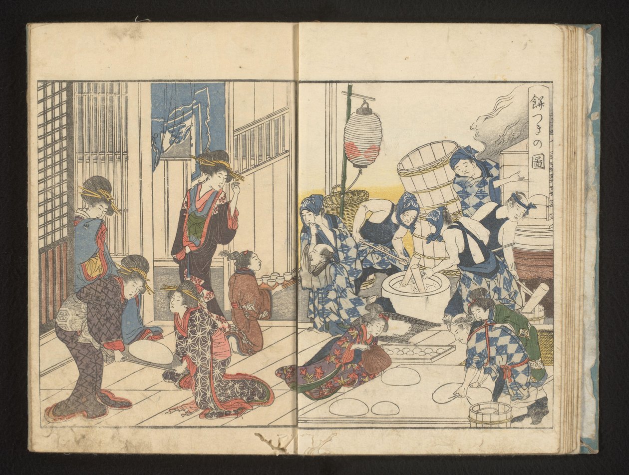 lage mochi av Kitagawa Utamaro