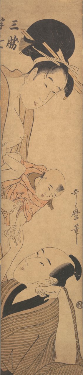 Industriell aktivitetsplan d halv syv, ikke sant? 1800. av Kitagawa Utamaro