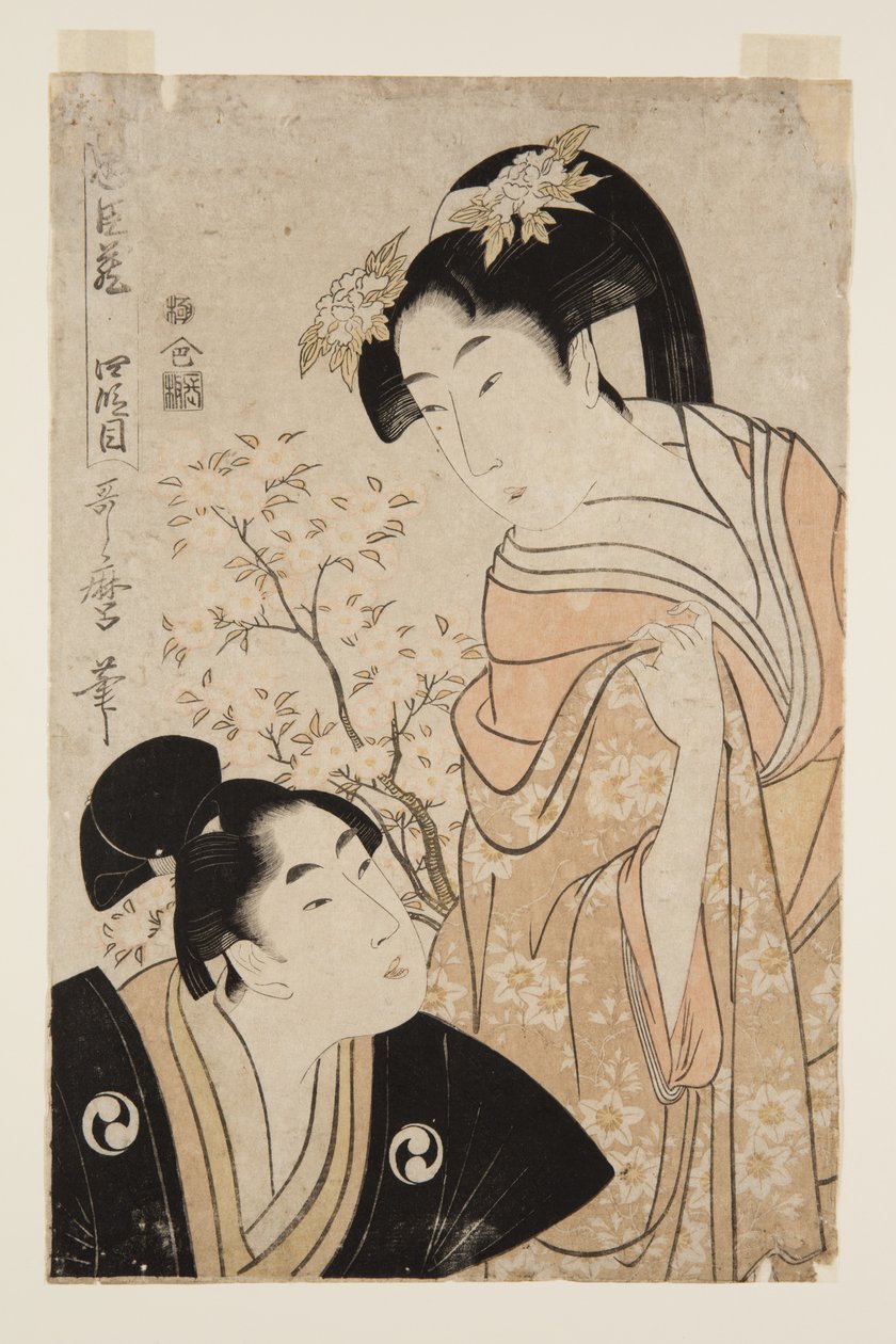 Det fjerde stadiet (Yondanme) (treblokktrykk i farger) av Kitagawa Utamaro