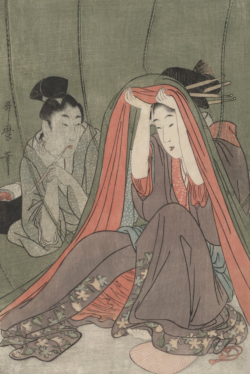 Myggnettet av Kitagawa Utamaro