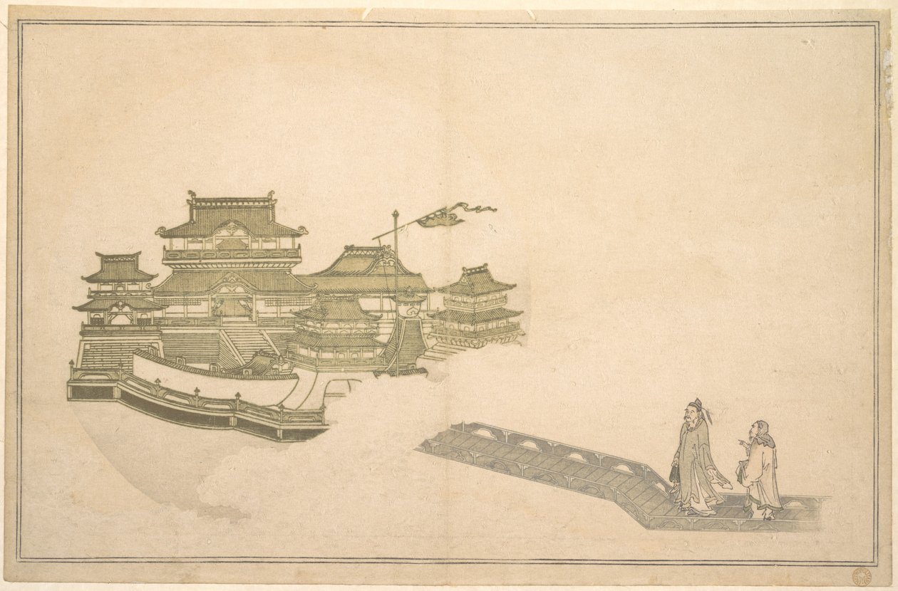 Palasset i månen av Kitagawa Utamaro