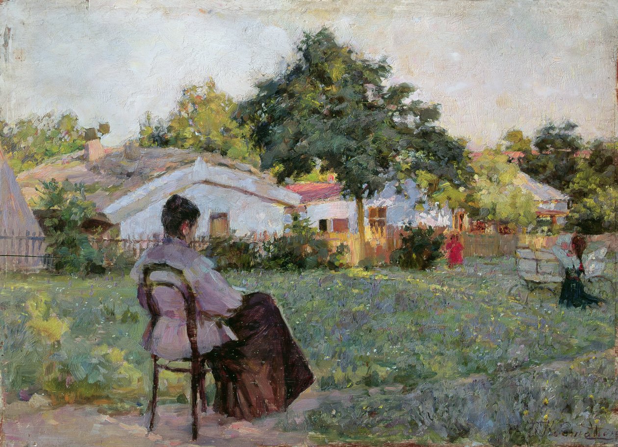 På Dacha, 1892 av Kiviak Konstantinov Kostandi