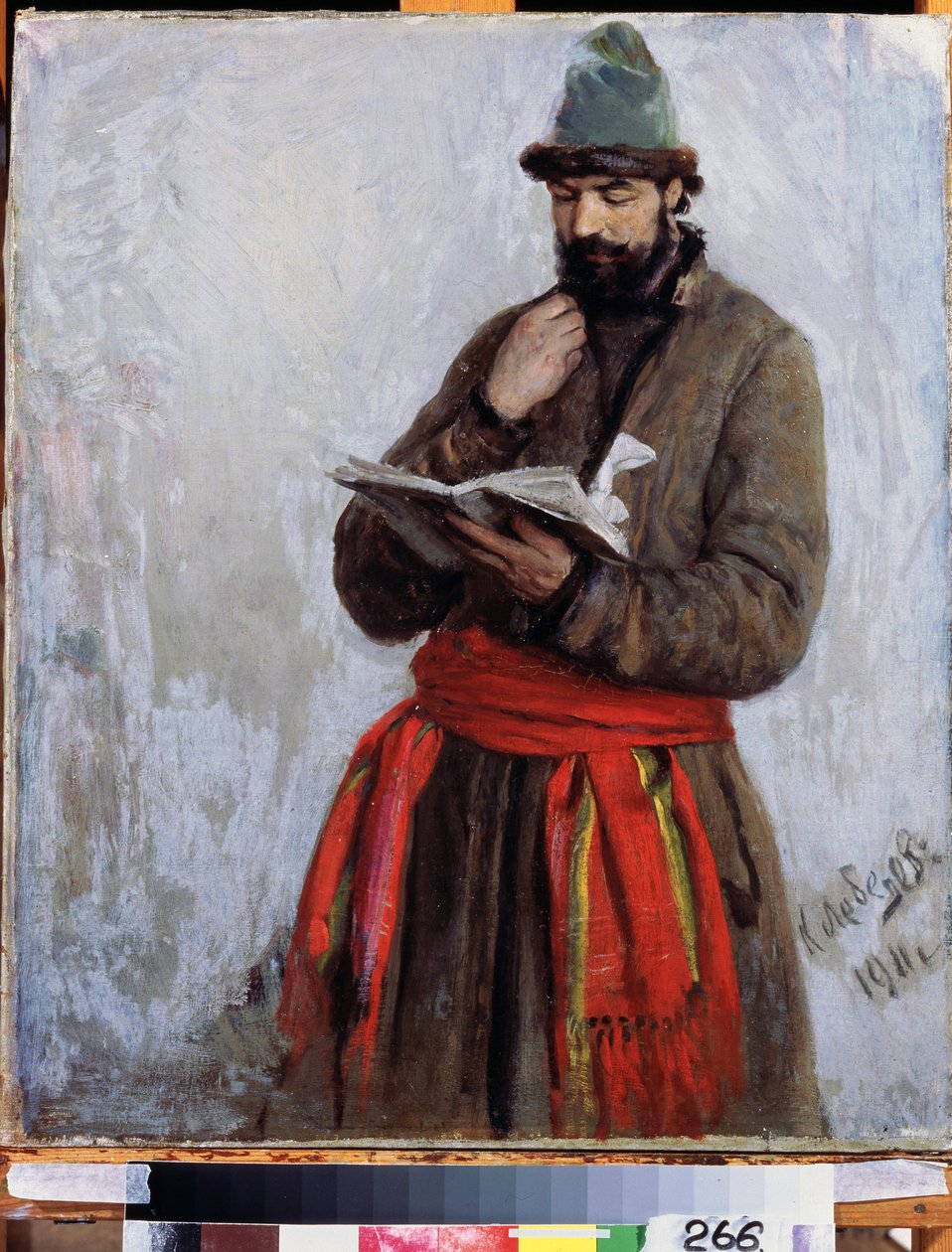 Kjøpmann Kalashnikovs sang, basert på diktet av Mikhail Lermontov (1814-1841) om tsar Ivan den grusomme (Ivan IV av Russland av Klavdiy Vasilievich Lebedev