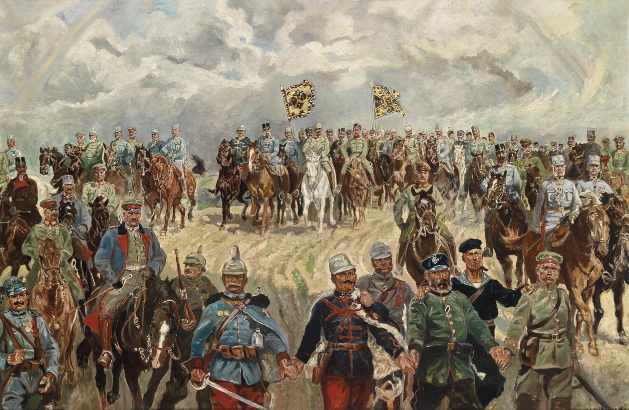 De allierte monarkene med sine befal i 1. verdenskrig, 1914-1918 av Koch