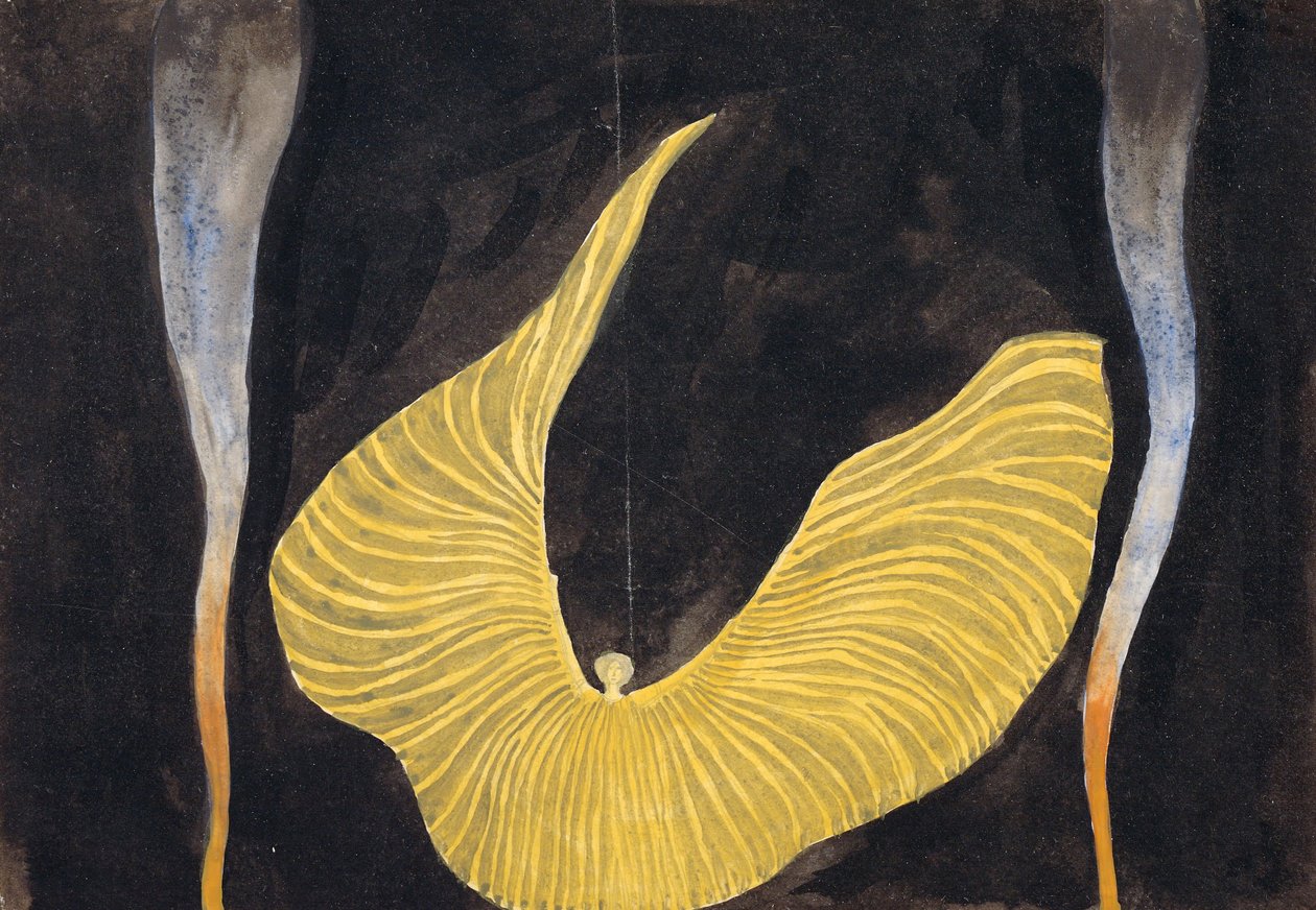 Loïe Fuller i dansen erkeengelen, 1902 av Koloman Moser