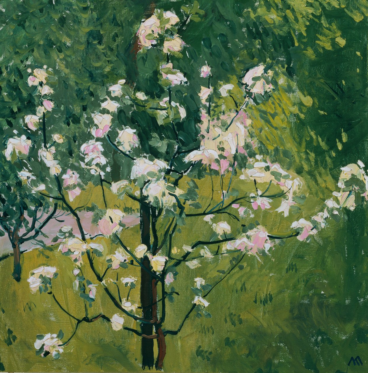 Blomstrende tre, ca. 1913 (olje på lerret) av Koloman Moser