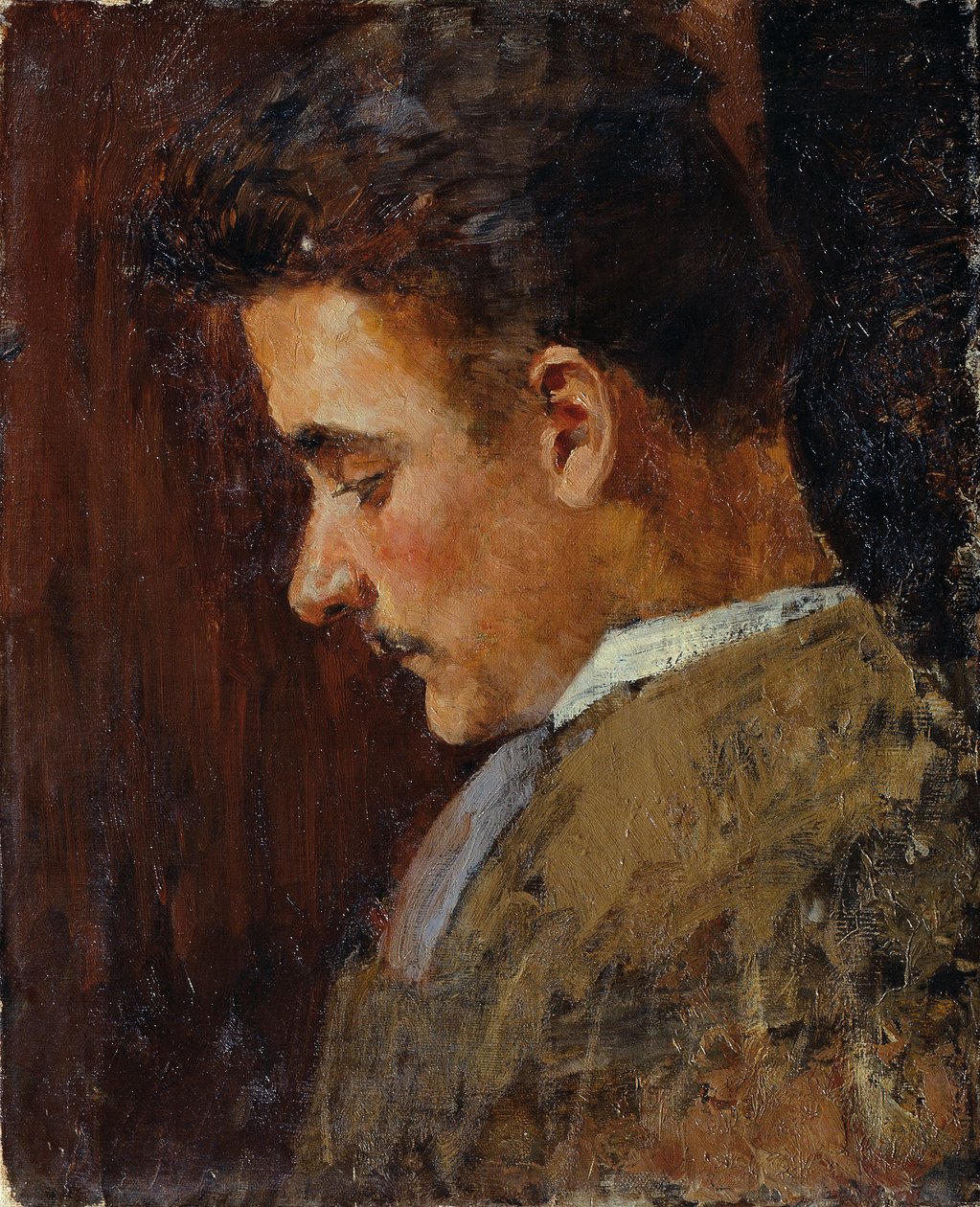 Ungdomsportrett av Rudolf Steindl, svoger til kunstneren av Koloman Moser
