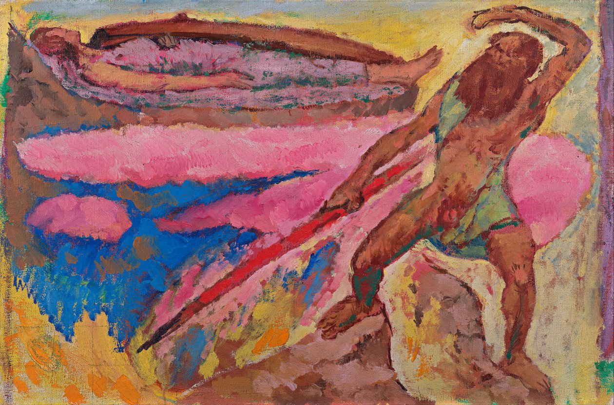 Napolitanske tiggere (tegning) av Koloman Moser