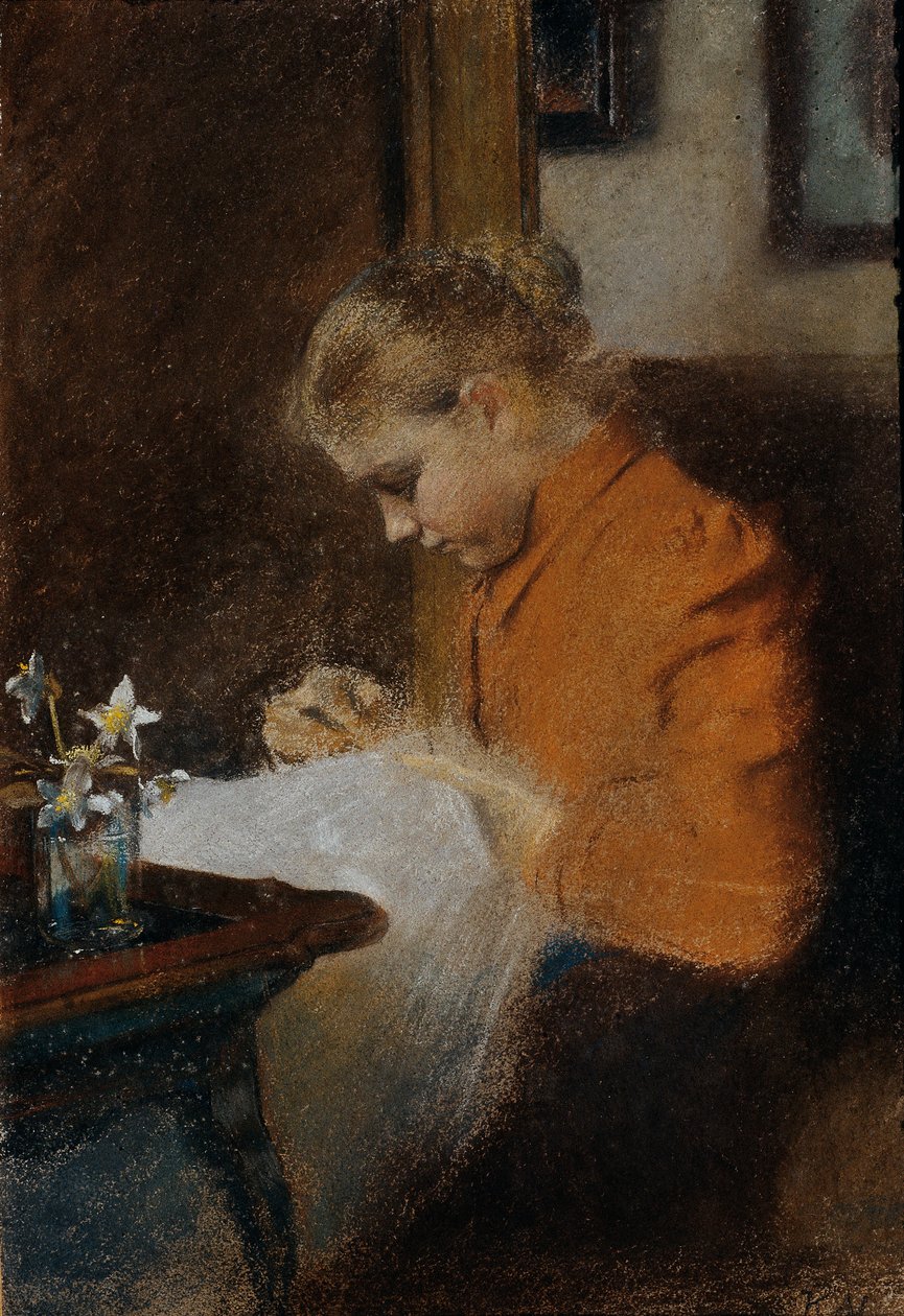 Leopoldine Steindl-Moser, søster til kunstneren av Koloman Moser
