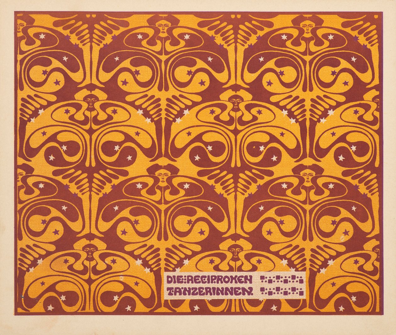 Gjensidige dansere, 1901. av Koloman Moser