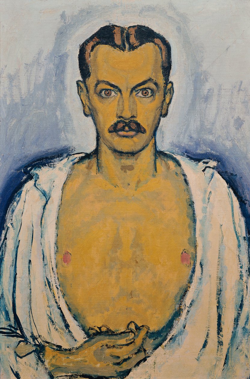 Selvportrett, ca. 1915. av Koloman Moser