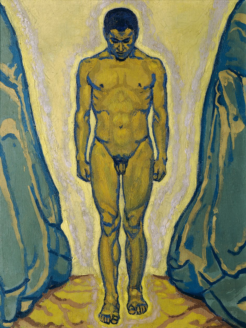 Står naken mellom steinene av Koloman Moser