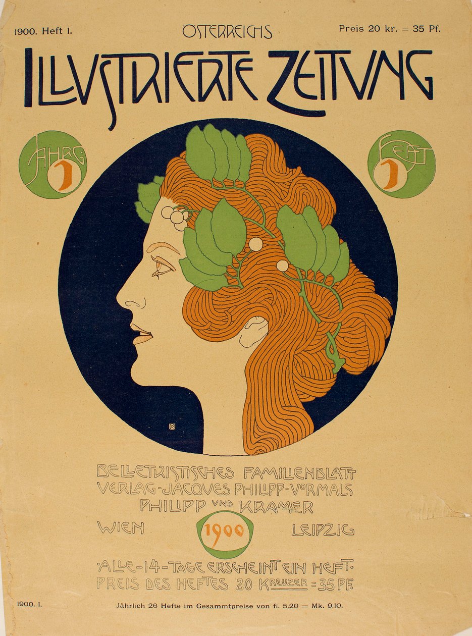 Østerrikes illustrerte avis, 1900. av Koloman Moser