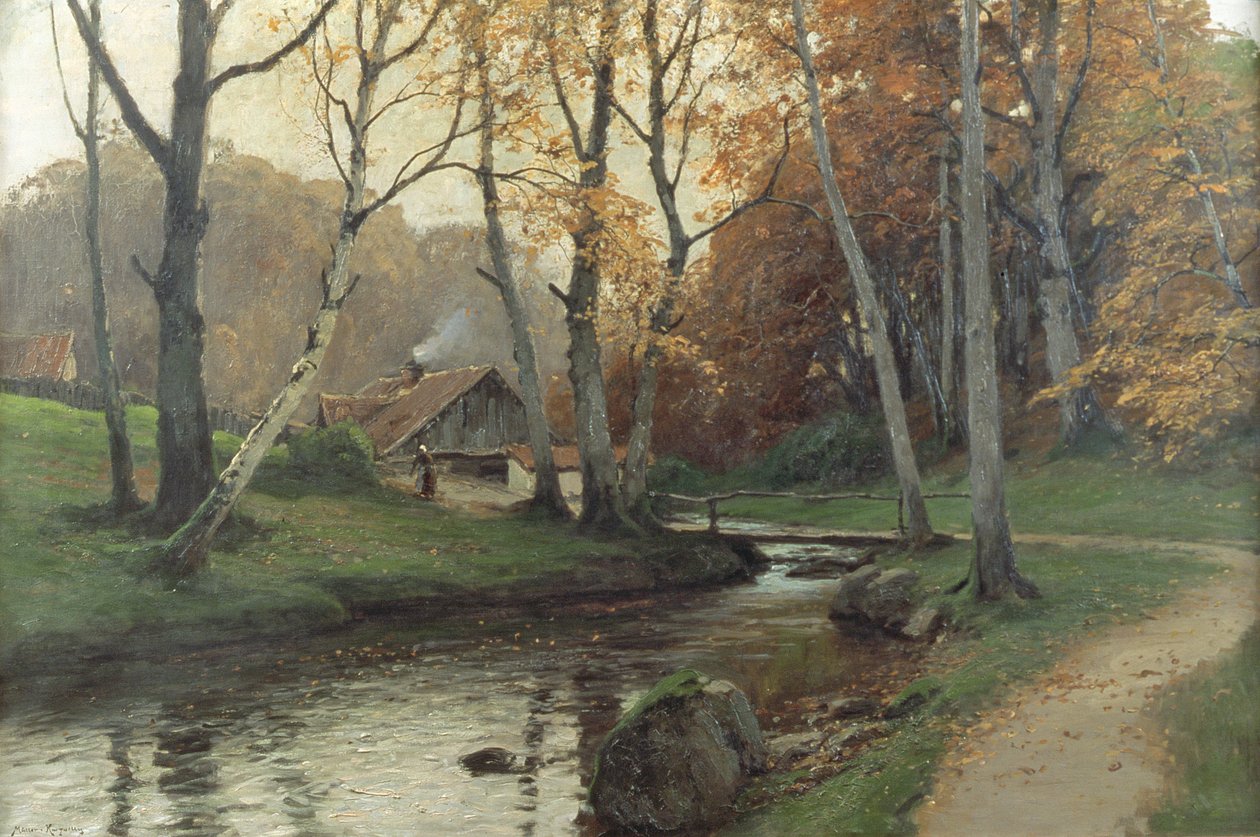 Black Stream, ca. 1890 av Konrad Mueller Kuerzwelly