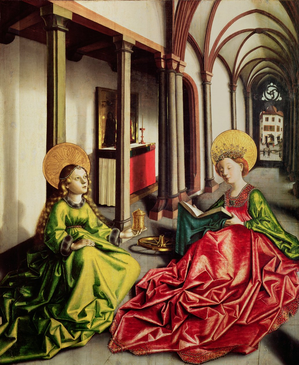 St. Maria Magdalena og St. Katarina av Alexandria av Konrad Witz