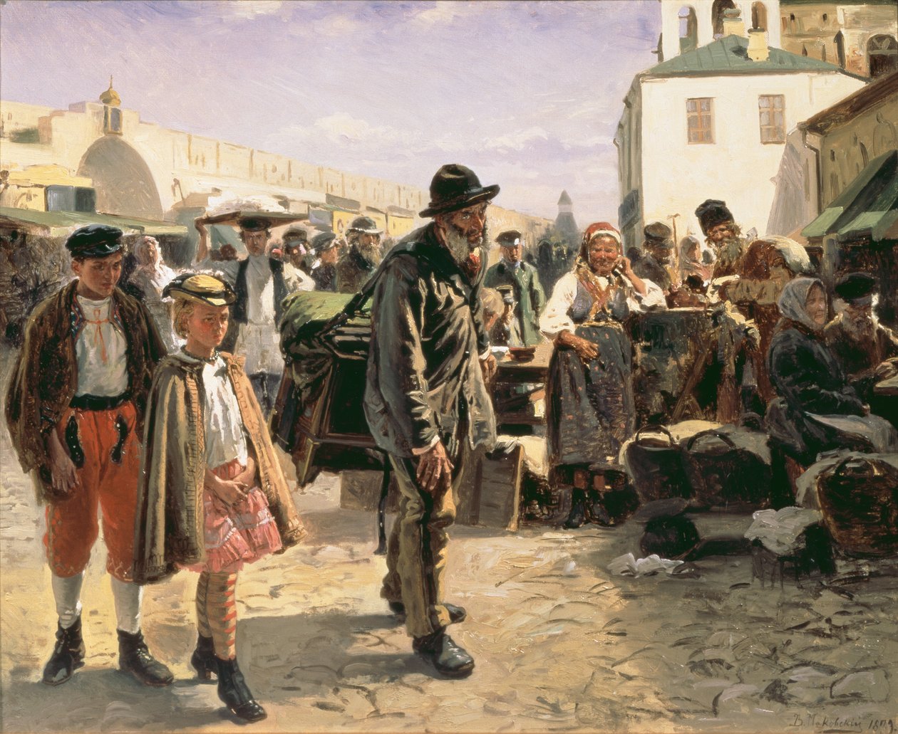 Orgelkvern, 1879 av Konstantin Alekseevich Korovin
