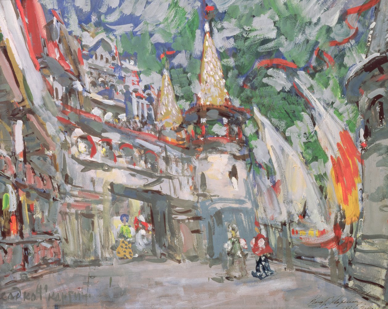 Scenedesign for Rimsky-Korsakovs opera 