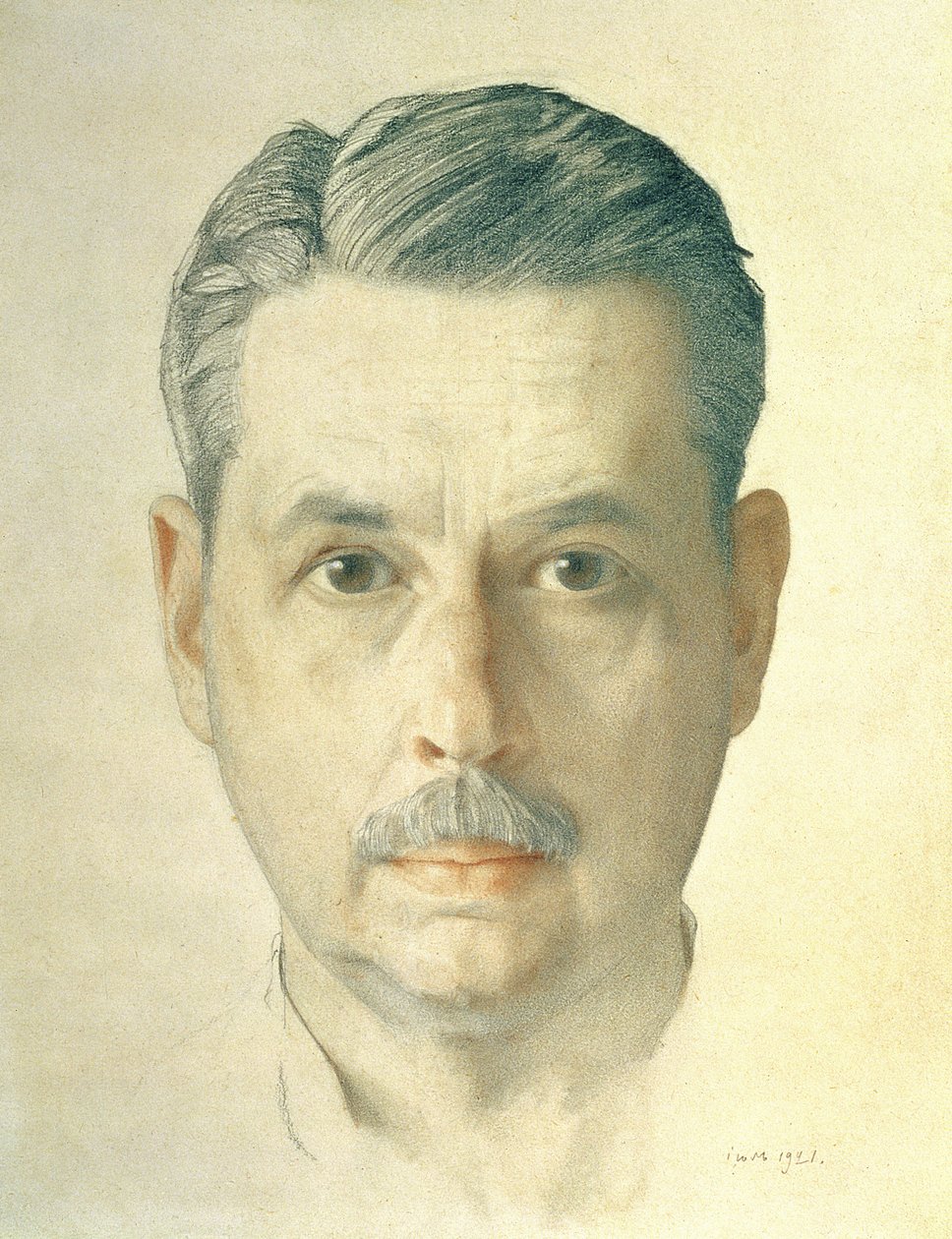 Selvportrett, 1921 av Konstantin Andreevic Somov