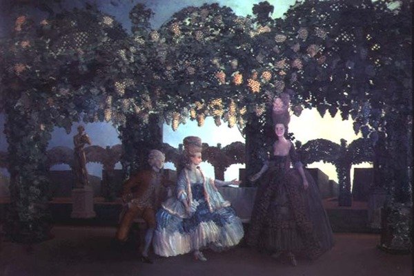 Kvelden, 1900-02 av Konstantin Andreevic Somov