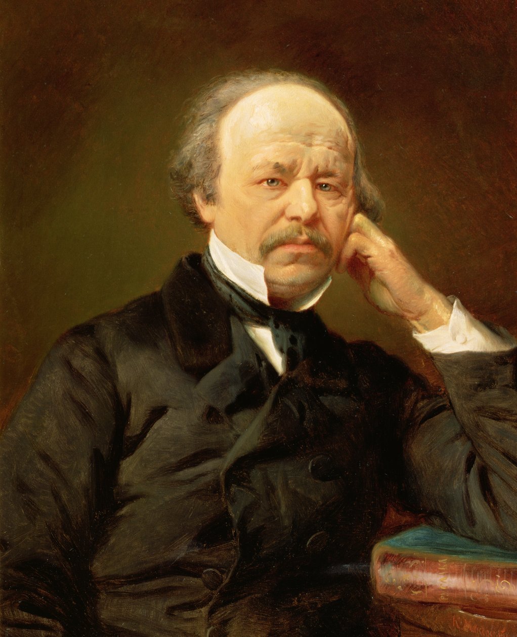 Portrett av komponisten Aleksandr Sergeyvich Dargomyzhsky (1813-69) av Konstantin Egorovich Makovsky