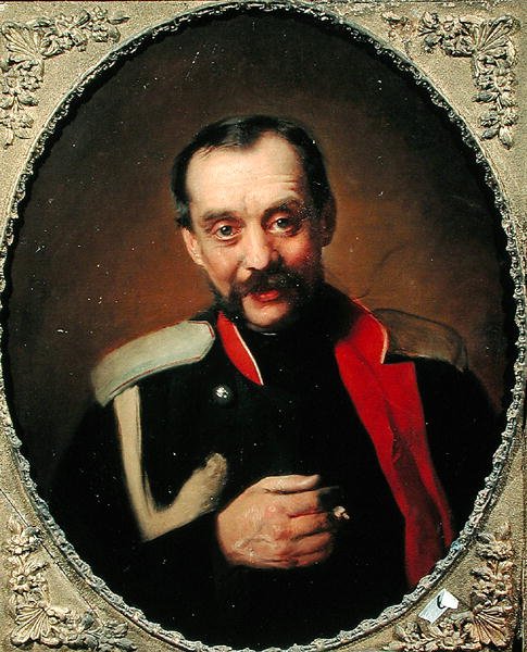 Portrett av komponisten Cesar A. Kyui (1835-1918) av Konstantin Egorovich Makovsky