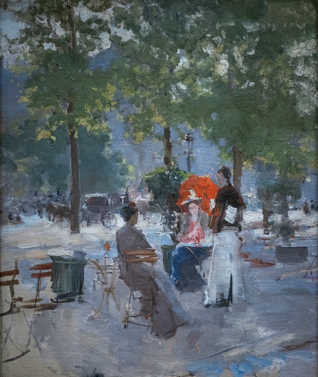I Paris Cafe av Konstantin Alekseevich Korovin