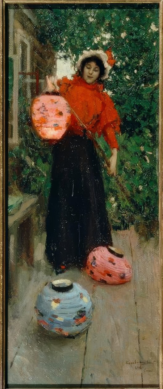 Lykter av Konstantin Alekseevich Korovin