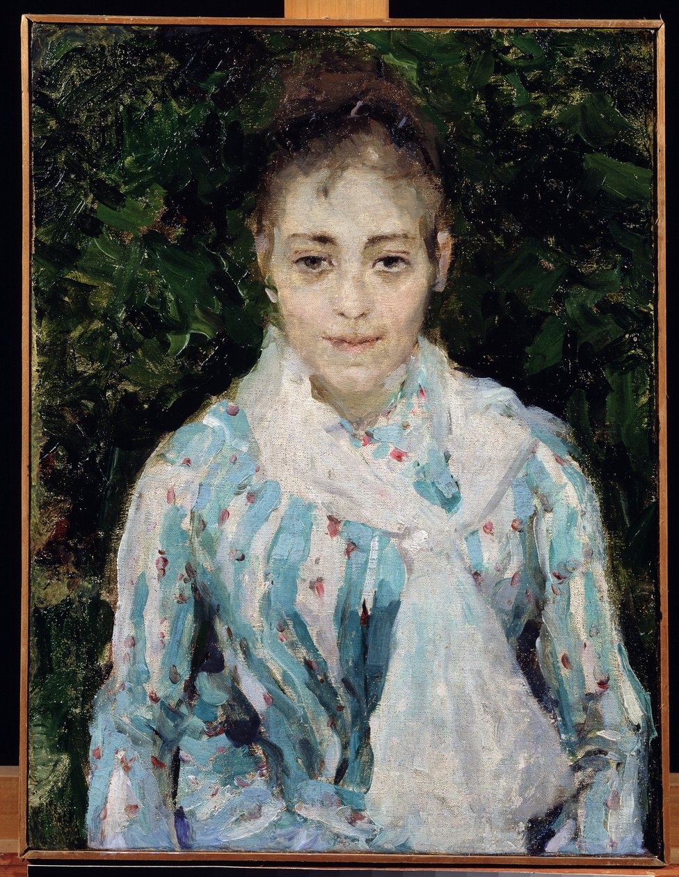 Portrett av kunstneren Maria Yakuntchikova Weber (1870-1902) (Portrett av kunstneren M.Yakunchikova Weber). Verk av Konstantin Alexeyevich Korovin (1861-1939), malte hans av Konstantin Alekseevich Korovin