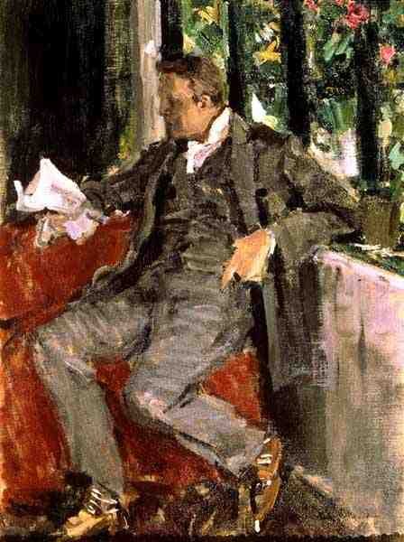 Portrett av Feodor Ivanovich Chaliapin (1873-1938) av Konstantin Alekseevich Korovin