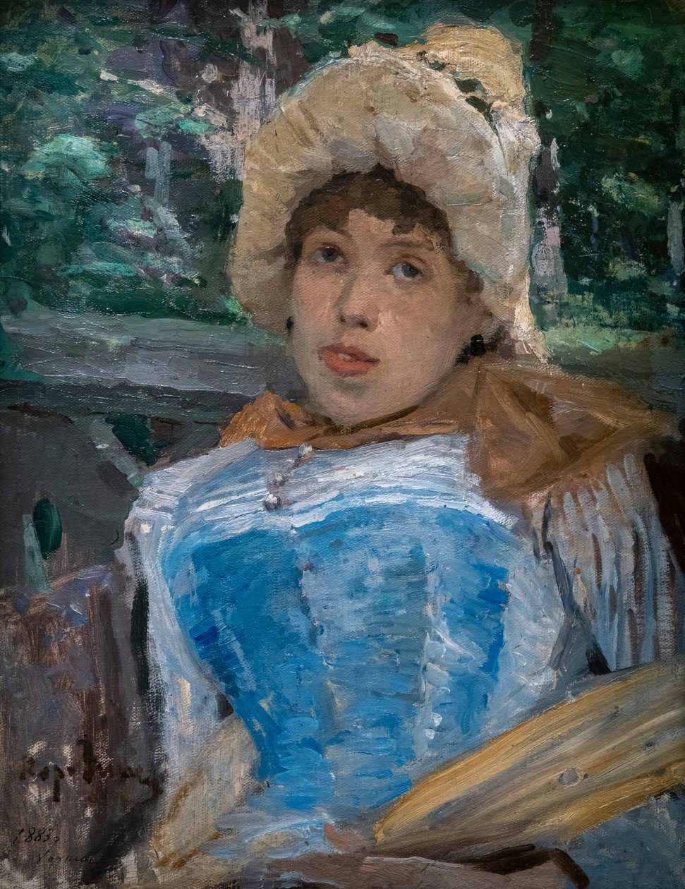 Portrett av en refrengjente av Konstantin Alekseevich Korovin