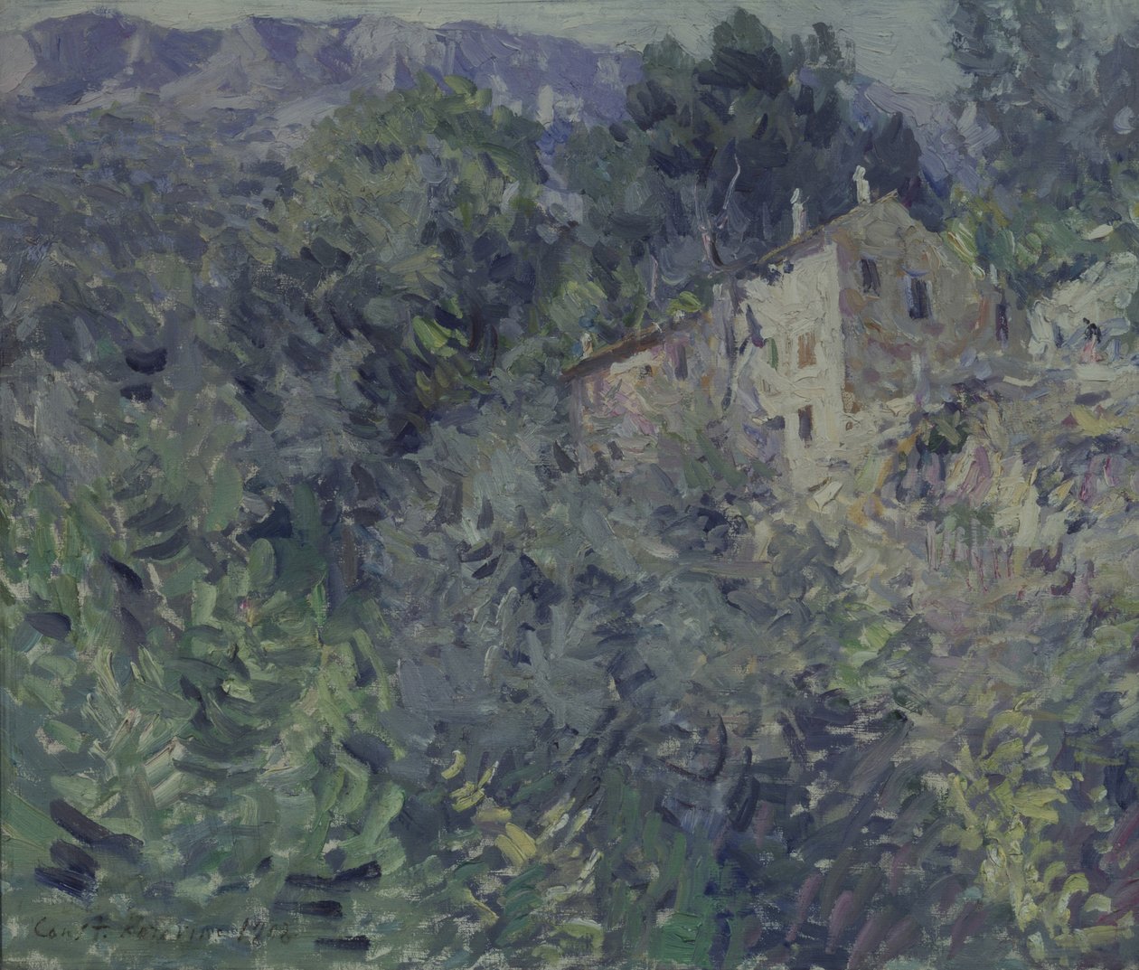 Sør-Frankrike, 1908 av Konstantin Alekseevich Korovin