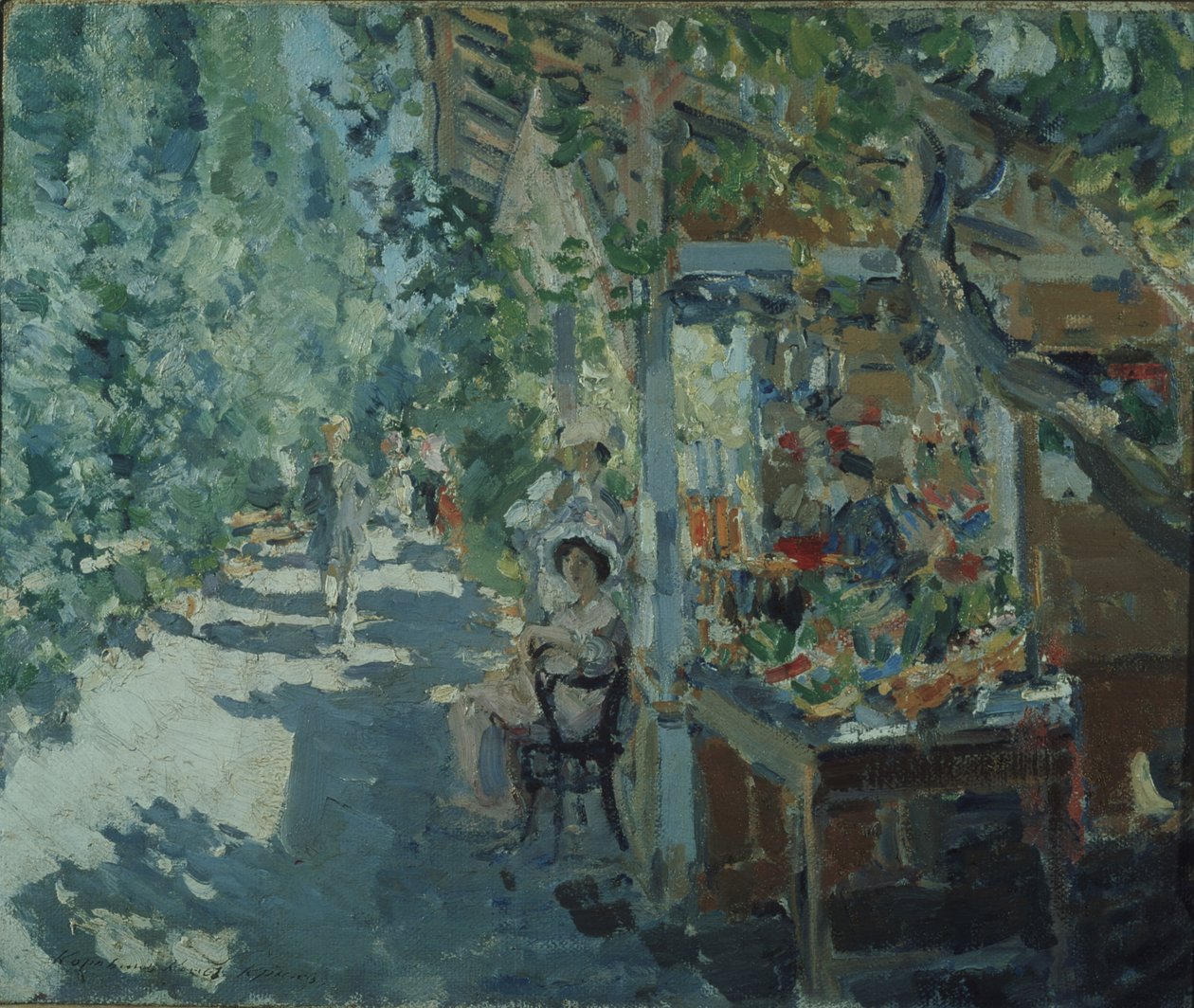 Krim. Fruktbutikk, 1913 av Konstantin Alekseevich Korovin