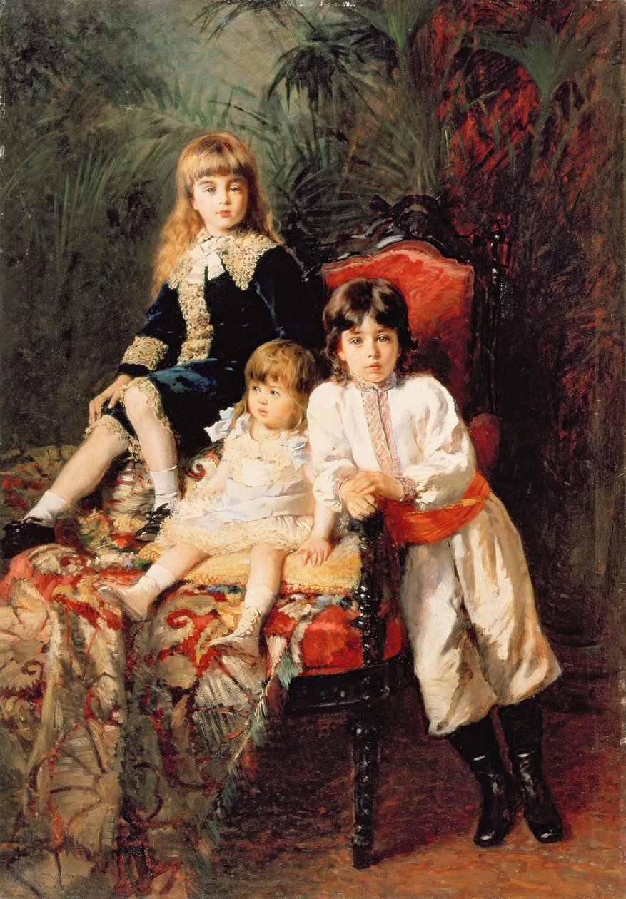 Mr. Balashovs barn av Konstantin Egorovich Makovsky
