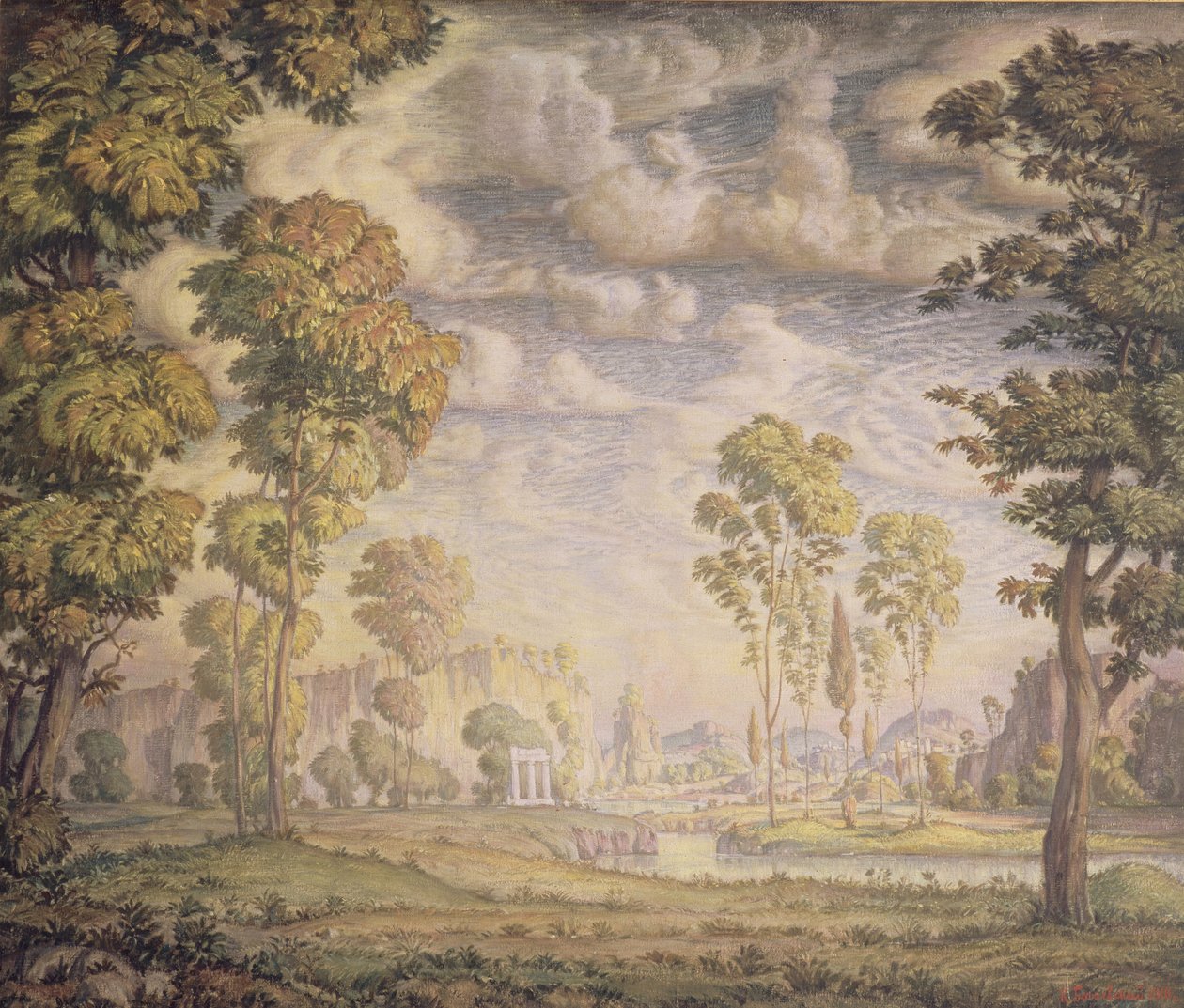 Morgen, 1910 av Konstantin Fyodorovich Bogayevsky
