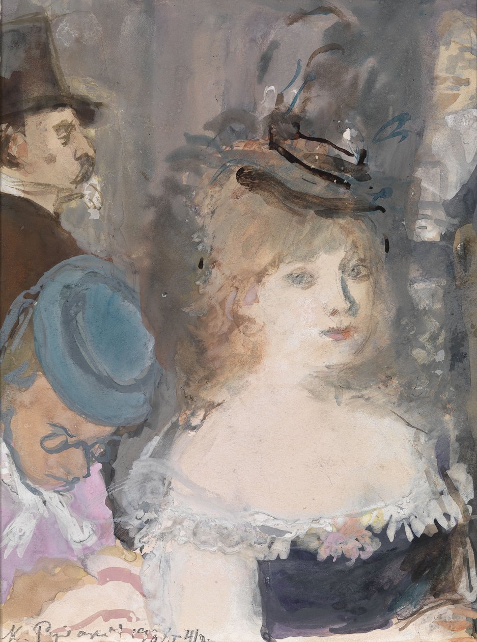 Illustrasjon for Boule de Suif av Guy de Maupassant av Konstantin Ivanovich Rudakov