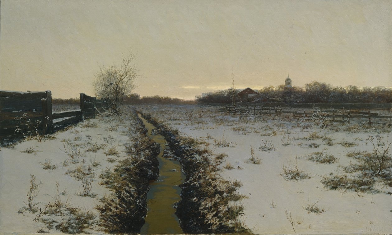 Vinterkveld, 1888 av Konstantin Konstantinovich Pervukhin