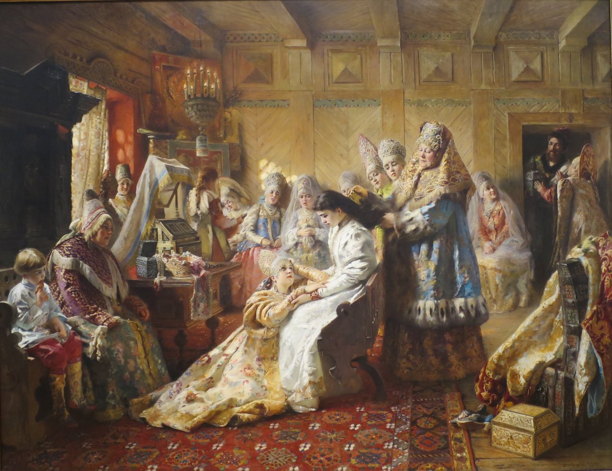 Den russiske brudens antrekk av Konstantin Makovsky