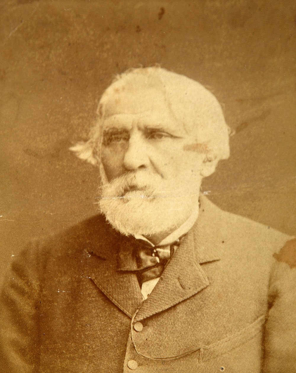 Portrett av forfatteren Ivan Sergeyevich Turgenev (Sergueievitch Tourgueniev) (1818-1883). Albumin-foto av Konstantin Schapiro (1839-1900) av Konstantin Schapiro