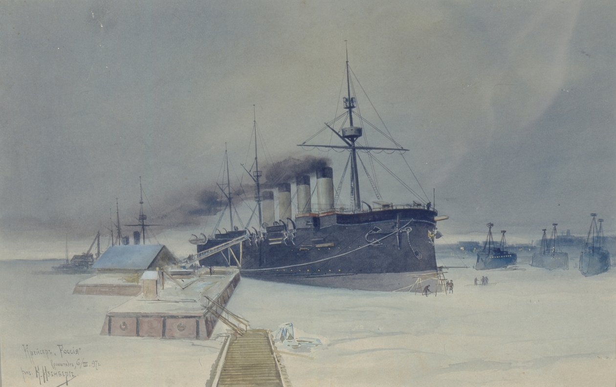 Panserkrysser Rossia, 1897 av Konstantin Vasilyevich Isenberg